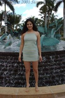 Blonde teen posing Free